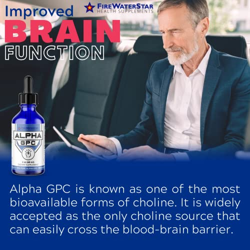 Foto 5 pulgar | Suplemento Líquido Firewaterstar Alpha Gpc, 300 Mg, 60 Ml, 30 Días - Venta Internacional.
