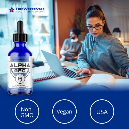 Foto 7 pulgar | Suplemento Líquido Firewaterstar Alpha Gpc, 300 Mg, 60 Ml, 30 Días - Venta Internacional.