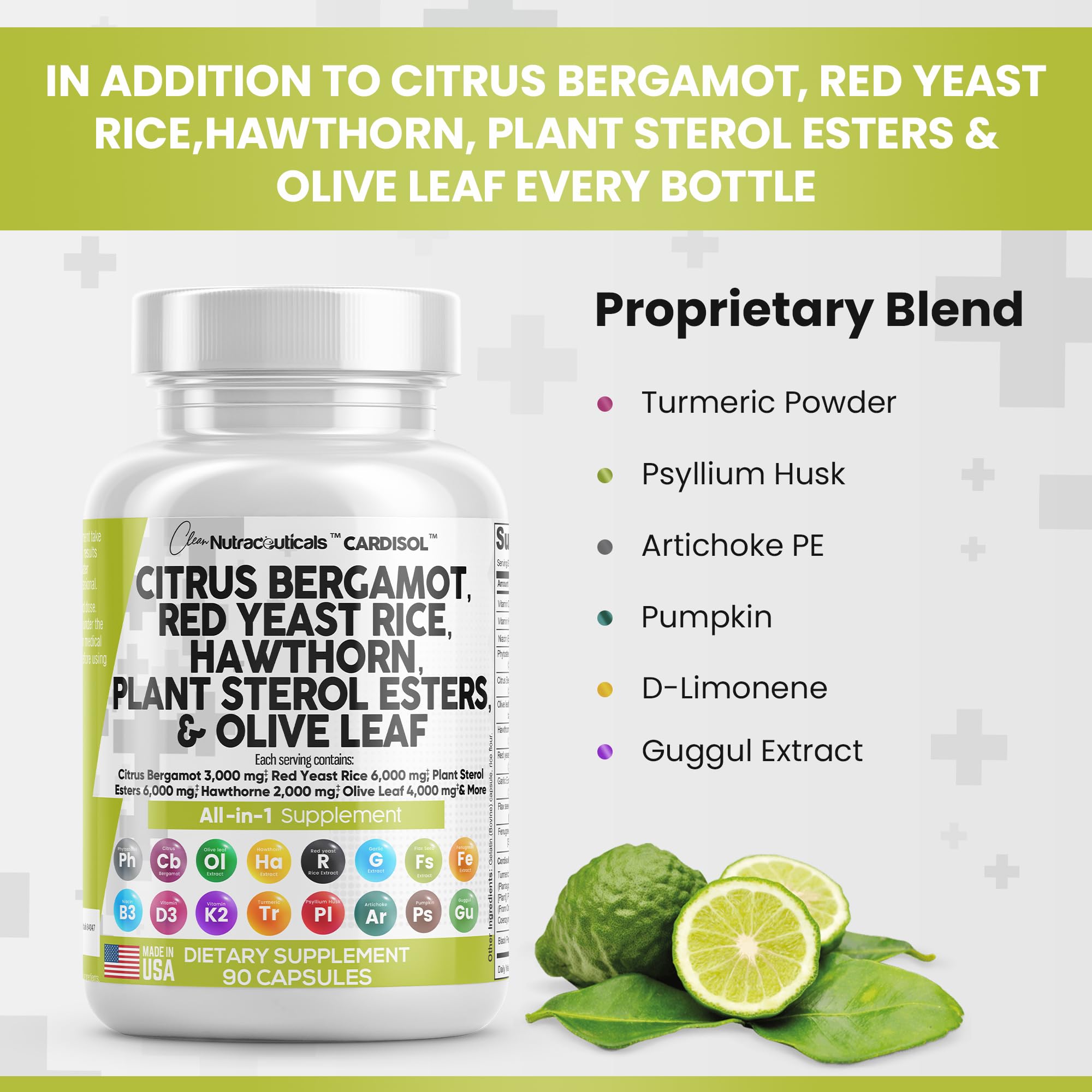 Foto 6 pulgar | Suplemento Clean Nutraceuticals, Cítricos Y Bergamota, 3000 Mg, Red Y - Venta Internacional.