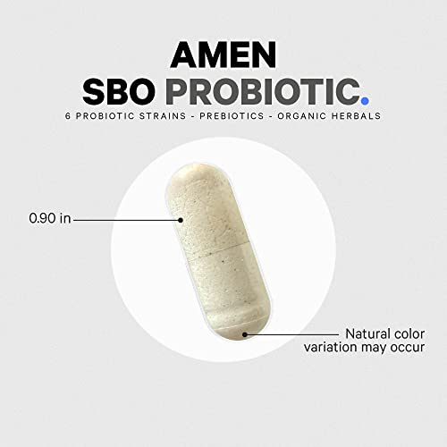 Foto 7 pulgar | Suplemento Amen Probiotics Sbo, 50 Mil Millones De Cfu, 60 Cápsulas - Venta Internacional.