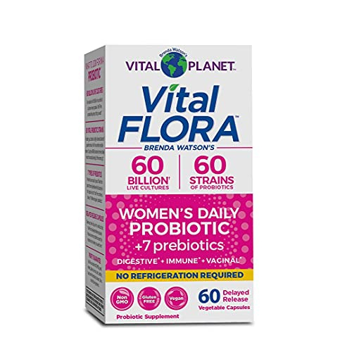 Foto 2 pulgar | Probiótico Vital Planet Vital Flora Para Mujer, 60 Cápsulas Diarias - Venta Internacional.