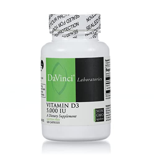 Foto 1 | Suplemento Davinci Labs De Vitamina D3 5000 Ui 120 Cápsulas - Venta Internacional.