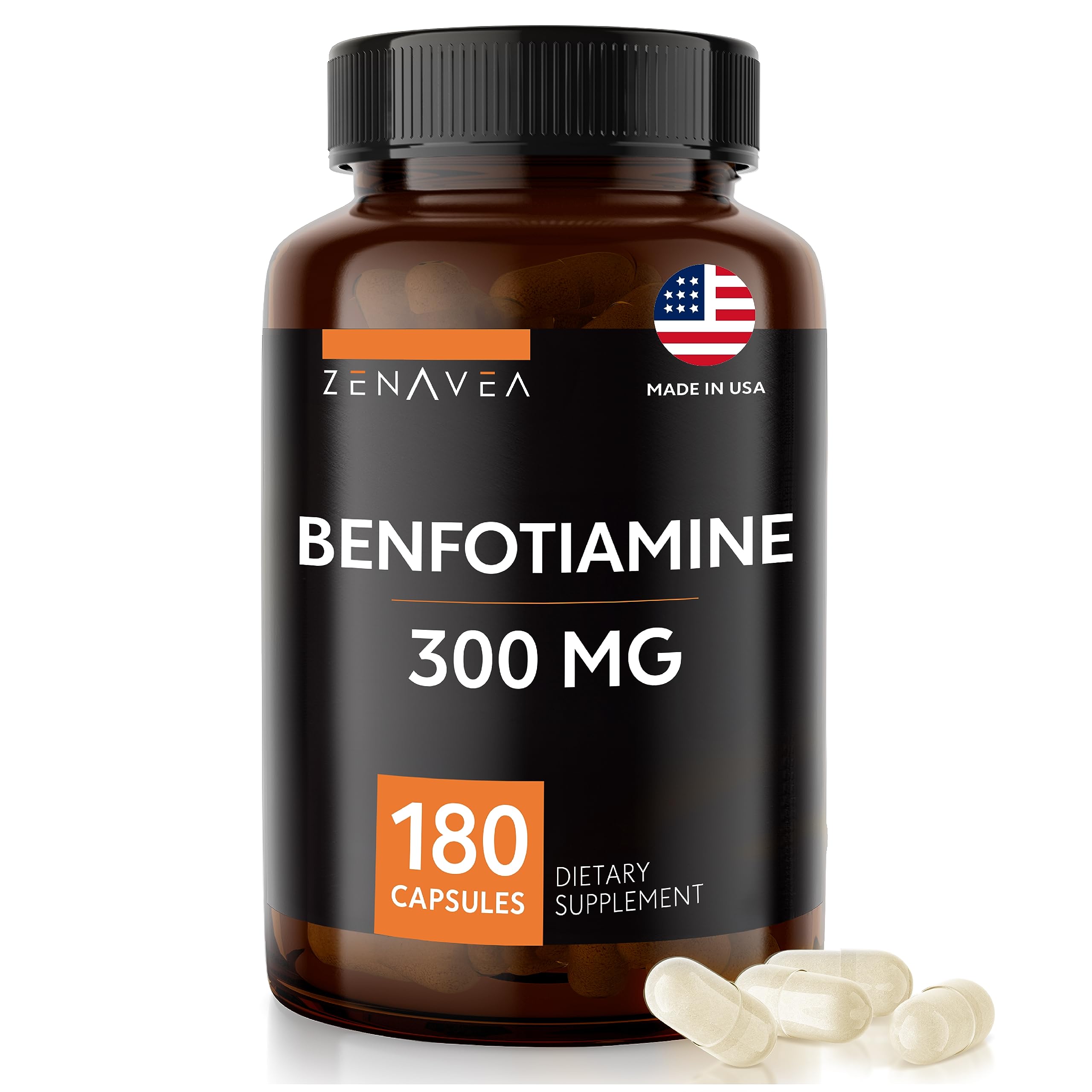 Foto 2 pulgar | Suplemento Zenavea Benfotiamina 300 Mg - 180 Cápsulas - Venta Internacional.