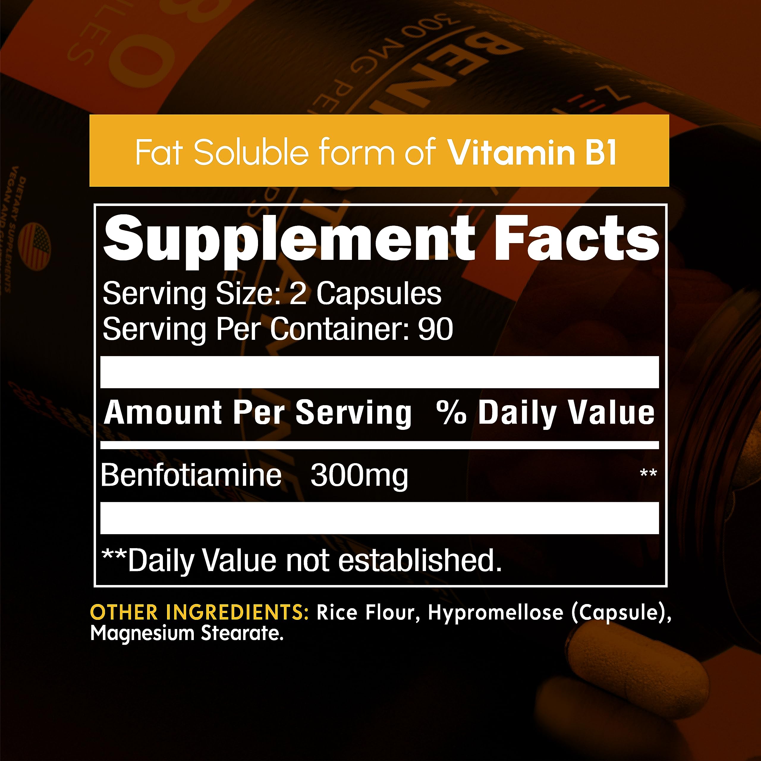 Foto 3 pulgar | Suplemento Zenavea Benfotiamina 300 Mg - 180 Cápsulas - Venta Internacional.