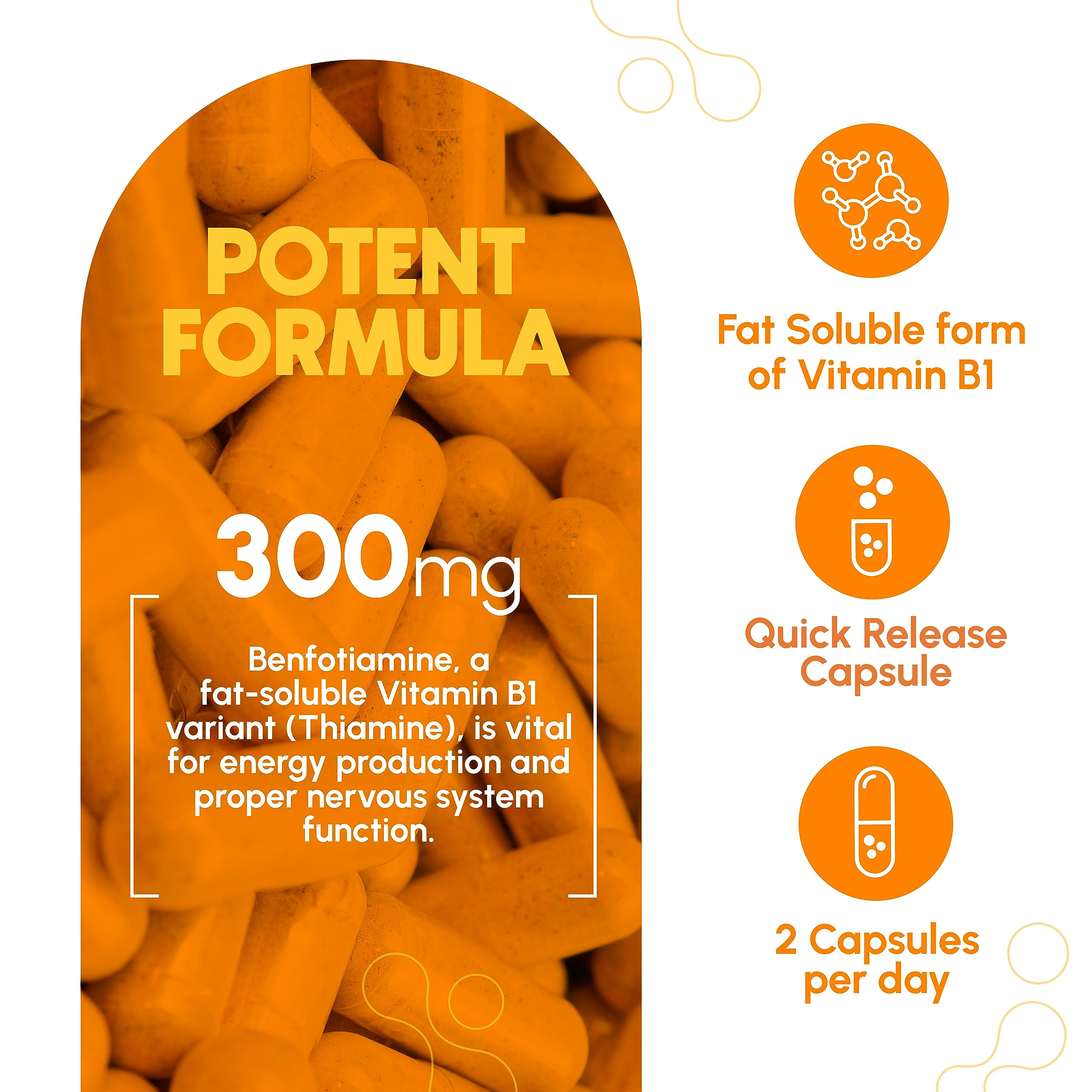 Foto 4 pulgar | Suplemento Zenavea Benfotiamina 300 Mg - 180 Cápsulas - Venta Internacional.