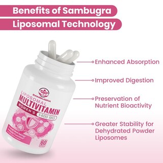 Foto 3 | Suplemento Multivitamínico Liposomales Sambugra 1400 mg - Venta Internacional