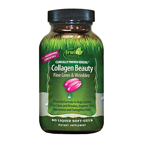 Foto 2 pulgar | Suplemento Irwin Naturals Collagen Beauty 80 Cápsulas Blandas - Venta Internacional.