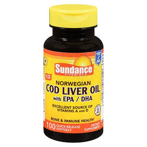 Foto 2 pulgar | Suplemento De Aceite De Hígado De Bacalao Noruego De Sundance, 100 Cápsulas Blandas - Venta Internacional.