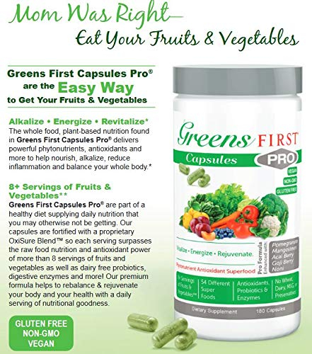 Foto 5 pulgar | Suplemento Greens First Pro-capsules 180 Cápsulas - Venta Internacional.