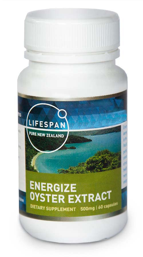 Foto 2 pulgar | Suplemento Lifespan Energize Con Extracto De Ostra, 500 Mg, 60 Cápsulas - Venta Internacional.