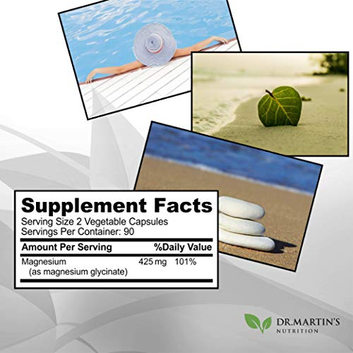 Foto 6 pulgar | Suplemento De Glicinato De Magnesio De Dr. Martin's Nutrition 425 Mg  - Venta Internacional.