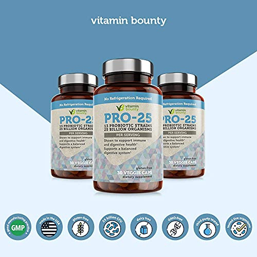 Foto 8 pulgar | Suplemento Probiótico Vitamin Bounty Pro 25 De 25 Mil Millones De Cfu - Venta Internacional.