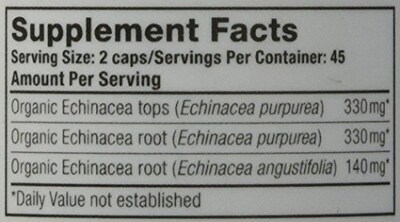 Foto 5 | Suplemento De Equinácea De Cosecha Silvestre De Oregón 800 Mg 90 Cápsulas - Venta Internacional.