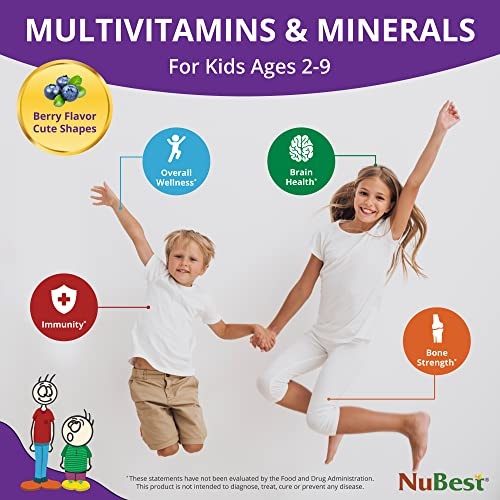 Foto 3 | Suplemento Nubest Tall Kids En Tabletas Masticables 90 Unidades - Venta Internacional.