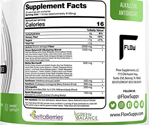 Foto 7 pulgar | Suplemento Flow Greens Citronela de 183 g-Venta Internacional