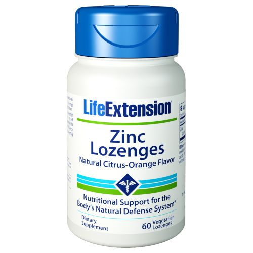 Suplemento Life Extensión Zinc Lozenges 60 Tabletas-Venta Internacional