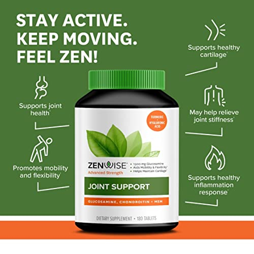 Foto 3 pulgar | Suplemento Zenwise: Glucosamina, Condroitina, Msm, Curcumina 180c - Venta Internacional.