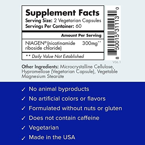 Foto 8 pulgar | Suplemento Tru Niagen, Ribósido De Nicotinamida, 150 Mg, 240 Cápsulas - Venta Internacional.