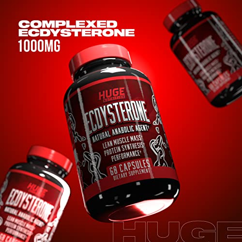 Foto 5 pulgar | Suplement Huge Supplements Ecdysterone Natural 60 Cápsulas - Venta Internacional.