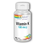 Suplemento Solaray De Vitamina K, 100 Comprimidos (paquete De 4) - Venta Internacional.