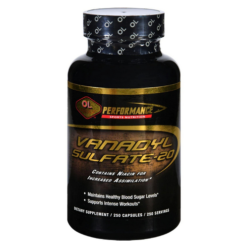 Suplemento De Sulfato De Vanadilo De Olympian Labs, 250 Cápsulas (paquete De 4) - Venta Internacional.
