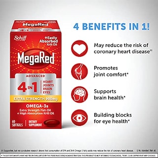 Foto 2 | Suplemento De Aceite De Pescado Megared + Aceite De Krill 900 Mg De Omega 3 60 Sof - Venta Internacional.
