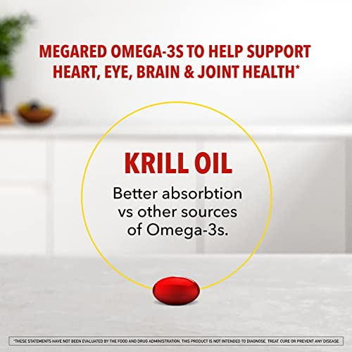 Foto 5 pulgar | Suplemento De Aceite De Krill Antártico Megared 350 Mg De Omega 3 130 Sof - Venta Internacional.