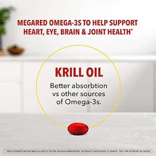 Foto 4 | Suplemento De Aceite De Krill Antártico Megared 350 Mg De Omega 3 130 Sof - Venta Internacional.