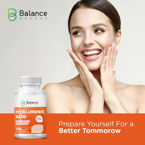 Foto 7 | Suplemento De Ácido Hialurónico Balancebreens 200 Mg 120 Cápsulas - Venta Internacional.