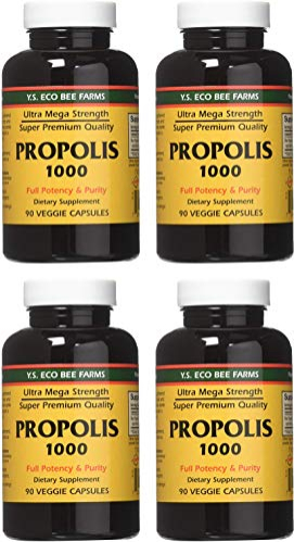 Foto 1 | Suplemento Ys Eco Bee Farms Propolis 1000, 90 Cápsulas (paquete De 4) - Venta Internacional.