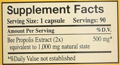 Foto 4 | Suplemento Ys Eco Bee Farms Propolis 1000, 90 Cápsulas (paquete De 4) - Venta Internacional.