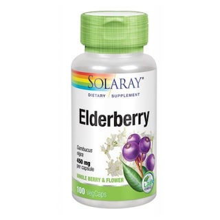 Foto 1 | Suplemento Solaray Elderberry 100 Cápsulas (paquete De 2) - Venta Internacional.