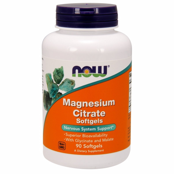 Citrato De Magnesio Supplement Now Foods, 90 Cápsulas Blandas (paquete De  - Venta Internacional.