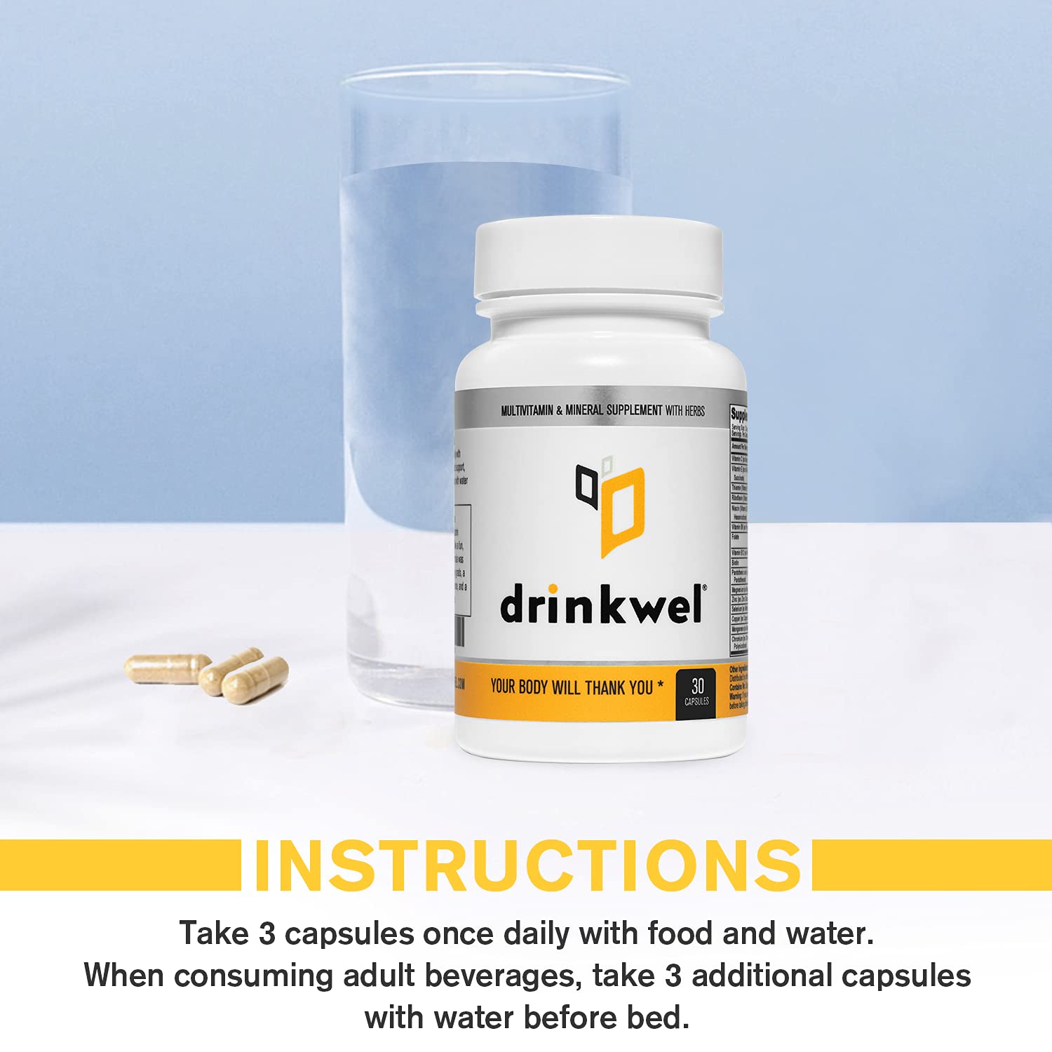 Foto 6 pulgar | Suplemento Drinkwel Better Mornings Multivitamin - Venta Internacional.
