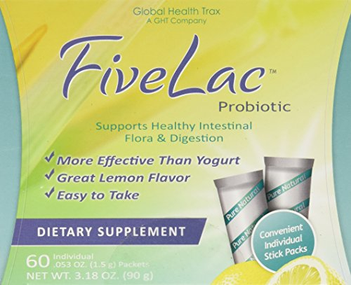 Foto 2 pulgar | Suplemento Ght Global Health Trax Fivelac De 1,5 Ml, Paquete De 60 - Venta Internacional.