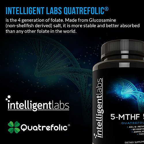 Foto 7 pulgar | Suplemento De Folato De Metilo De Intelligent Labs, 5 Mg, 60 Cápsulas - Venta Internacional.