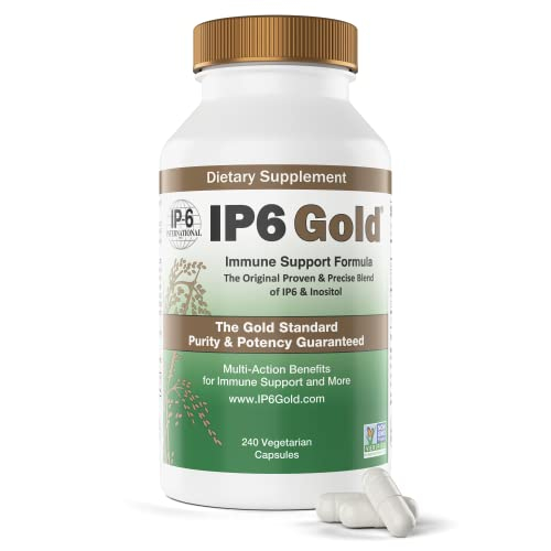 Suplemento Ip6 Gold Immune Support 240 Cápsulas Vegetariano - Venta Internacional.