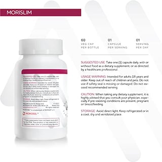 Foto 5 | Suplemento Anew Vita Morislim Con Morosil 60 Cápsulas Vegetarianas - Venta Internacional.