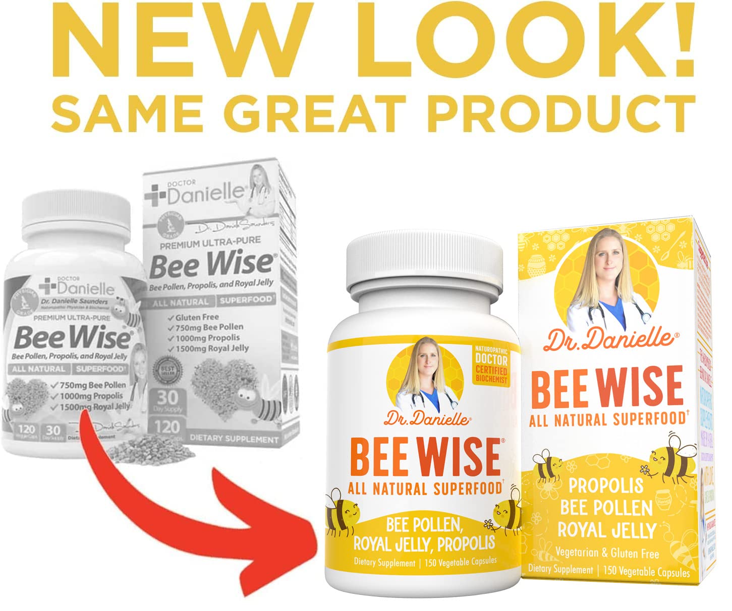 Foto 2 | Complementa El Polen De Abeja Dr. Danielle Bee Wise Con Jalea Real - Venta Internacional.