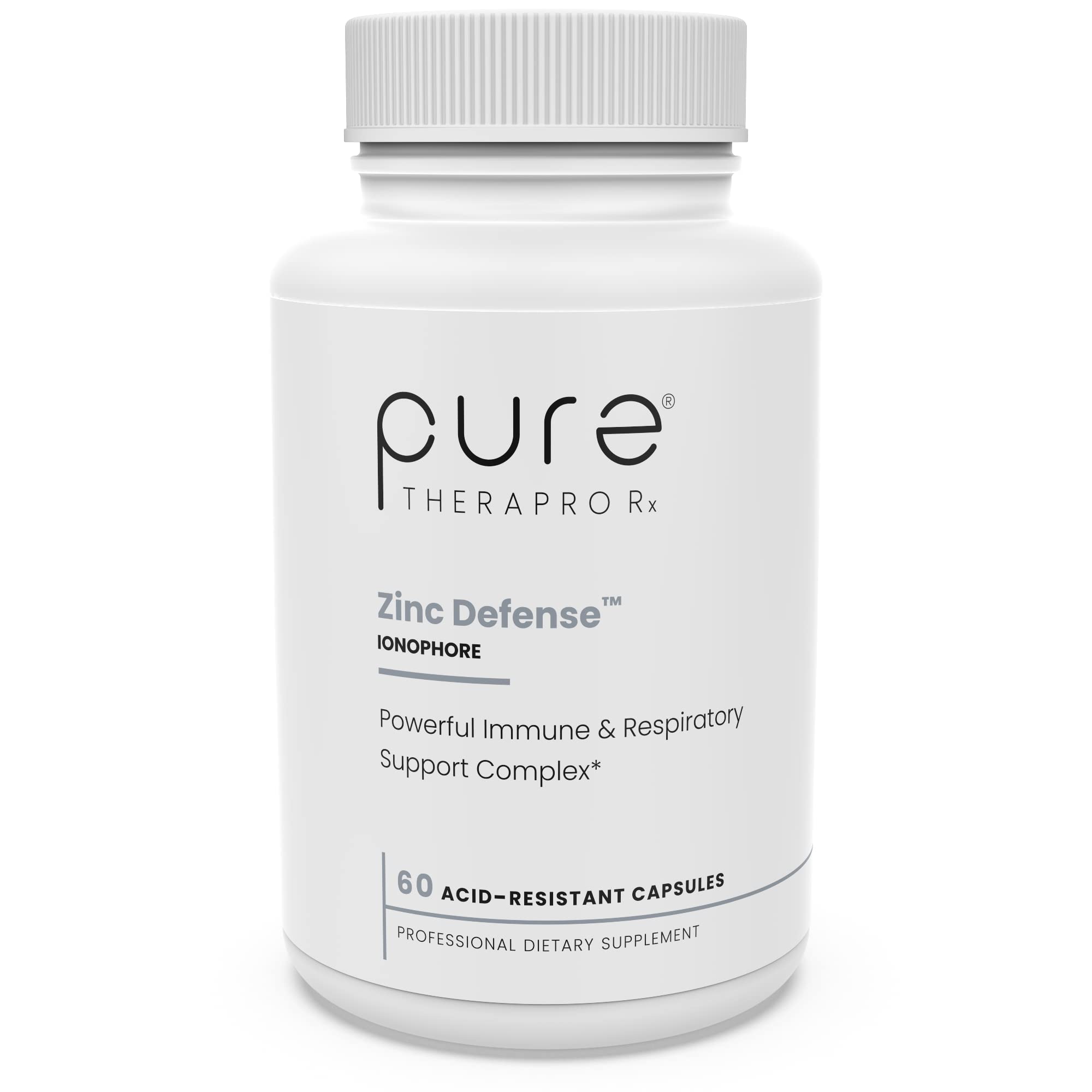 Foto 2 pulgar | Suplemento Pure Therapro Rx Zinc Defense 60 Porciones - Venta Internacional.