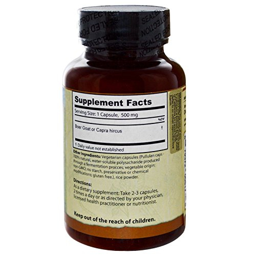 Foto 3 pulgar | Suplemento Dragon Herbs Goat Placenta 500 Mg 60 Cápsulas - Venta Internacional.