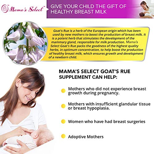Foto 3 | Suplemento Mama's Select Goat's Rue Para Amamantar 120 Píldoras - Venta Internacional.