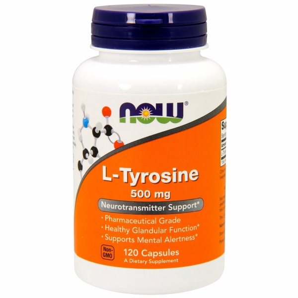 Supplement Now Foods L-tirosina 120 Cápsulas (paquete De 4) - Venta Internacional.