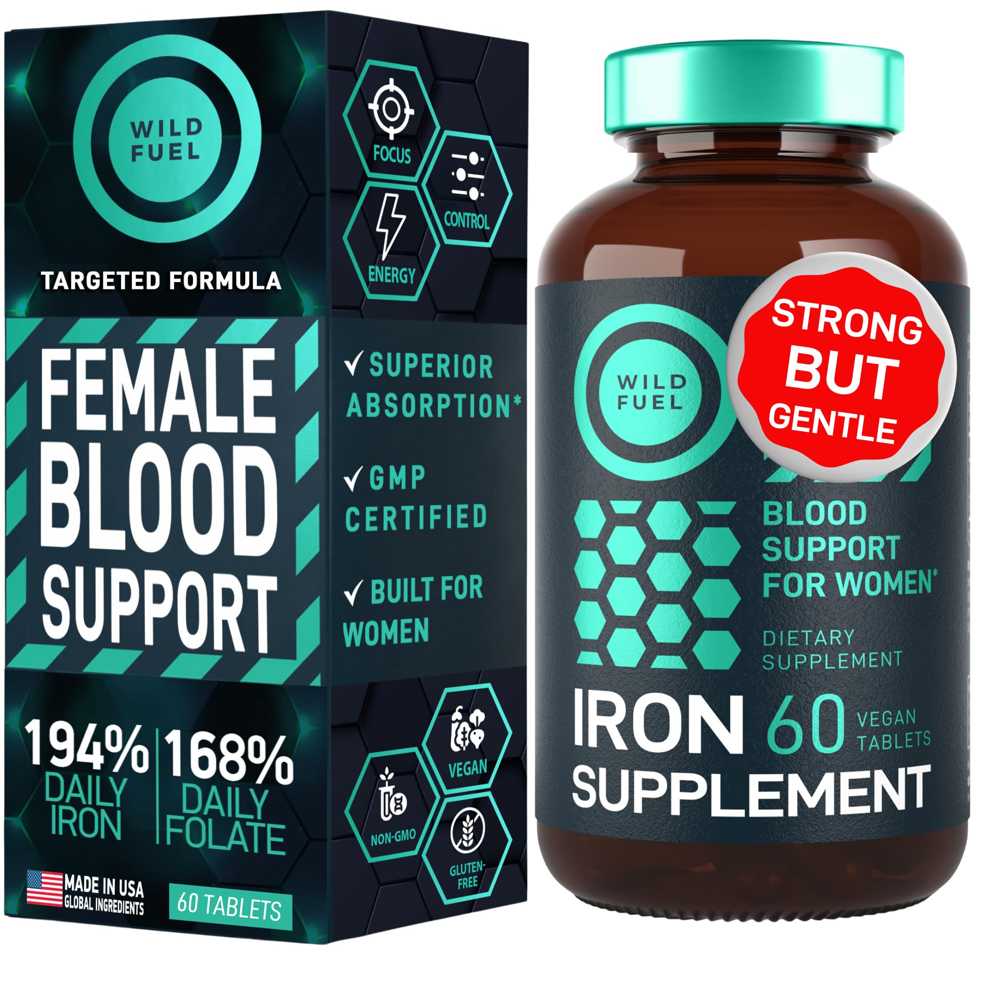 Foto 2 pulgar | Suplemento De Hierro Wild Fuel Bespoke Iron Support 194% Al Día - Venta Internacional.