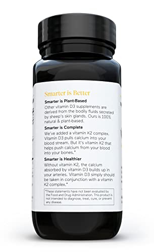 Foto 4 pulgar | Suplemento Smarternutrition De Vitamina D3 De Origen Vegetal 5000 Ui - Venta Internacional.