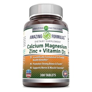 Foto 1 | Suplemento Amazing Formulas: Calcio, Magnesio Y Zinc + D3 300 - Venta Internacional.
