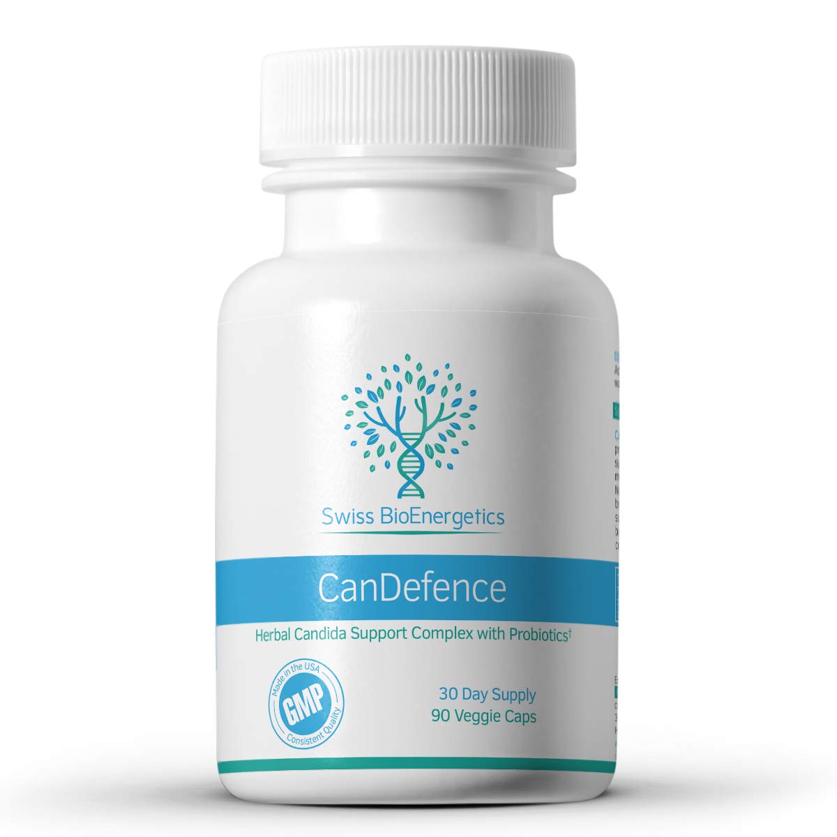 Suplemento Swiss Bioenergetics Candefence Candida Cleanse 90 - Venta Internacional.