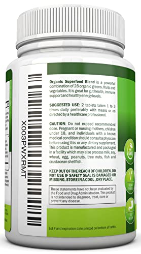 Foto 3 | Suplemento Nutrionn, Cápsulas Orgánicas Super Greens, 120 Unidades - Venta Internacional.