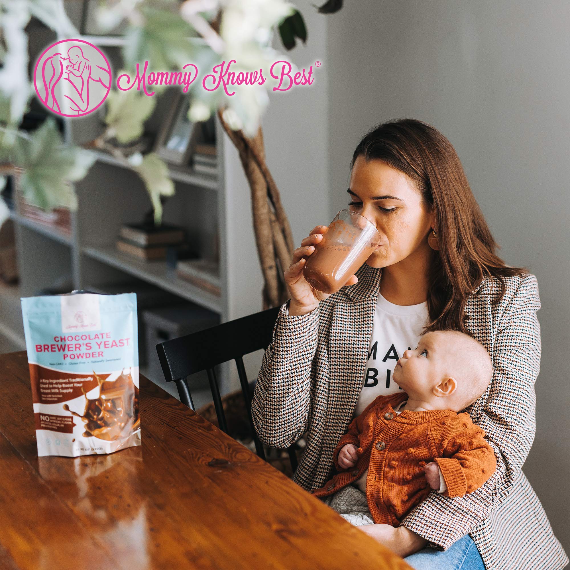 Foto 4 pulgar | Suplemento De Levadura De Cerveza En Polvo Mommy Knows Best Lactancia - Venta Internacional.