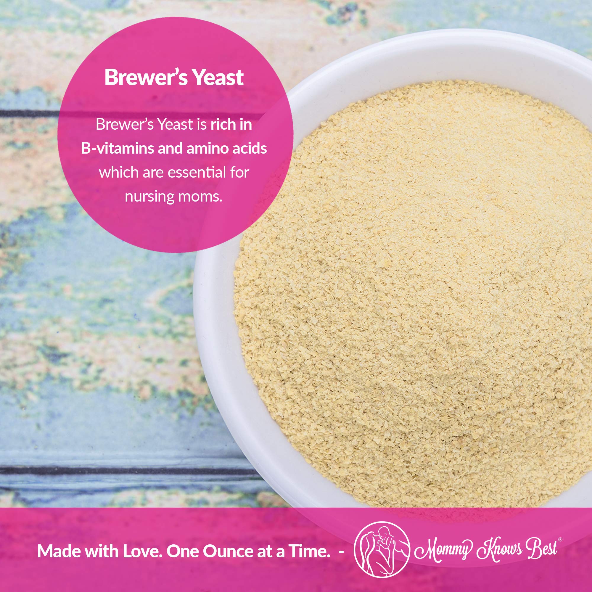 Foto 5 | Suplemento De Levadura De Cerveza En Polvo Mommy Knows Best Lactancia - Venta Internacional.